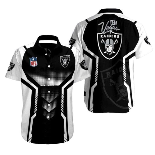 Gridiron Glory Las Vegas Raiders Hawaiian Shirt - Moonbestprint