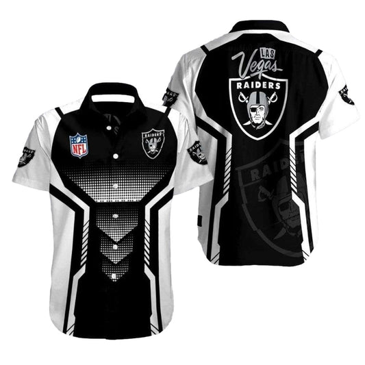 Gridiron Glory Las Vegas Raiders Hawaiian Shirt - Moonbestprint