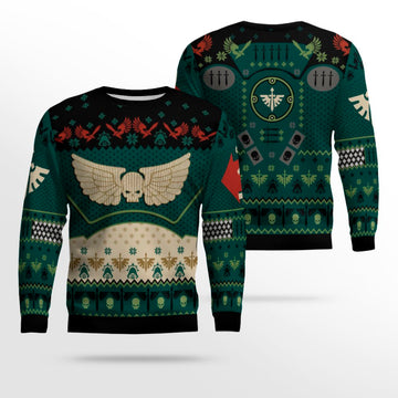 Grim Tidings Dark Angels Ugly Christmas Sweater – Moonbestprint