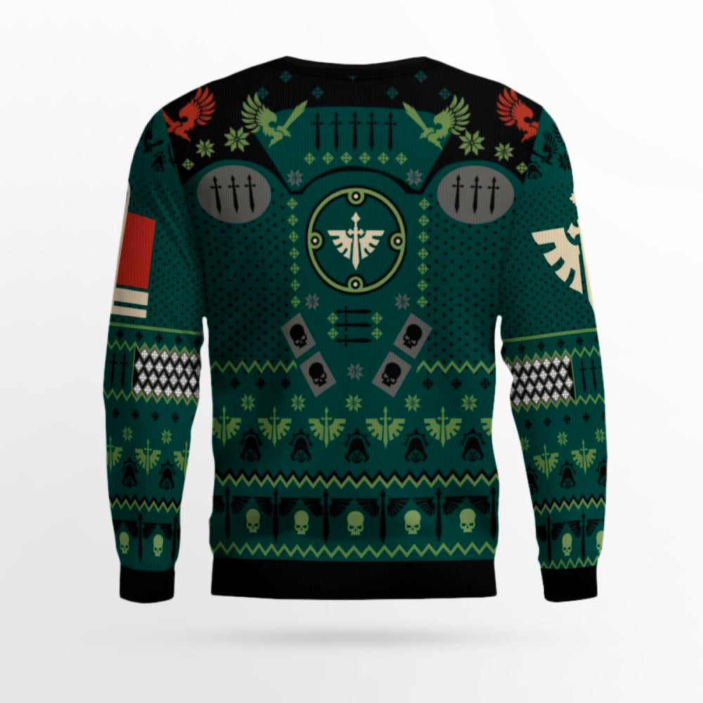 Grim Tidings Dark Angels Ugly Christmas Sweater – Moonbestprint