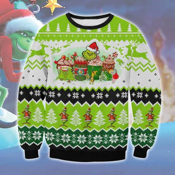 Grinch Coffee Ugly Sweater, Grinch Holiday Sweater Moonbestprint