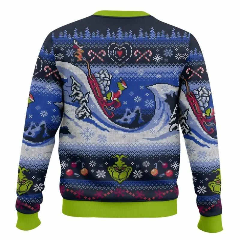 Grinch Cuddly As A Cactus Christmas Ugly Sweater, Grinch Holiday Sweater Moonbestprint