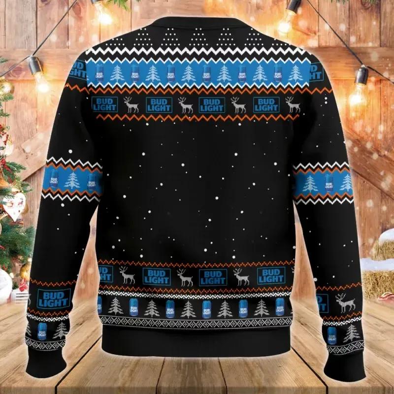 Grinch Drink Bud Light Beer Halloween Ugly Sweater, Grinch Holiday Sweater Moonbestprint