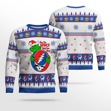 Grinch Grateful Dead Ugly Christmas Sweater 2025 – Moonbestprint