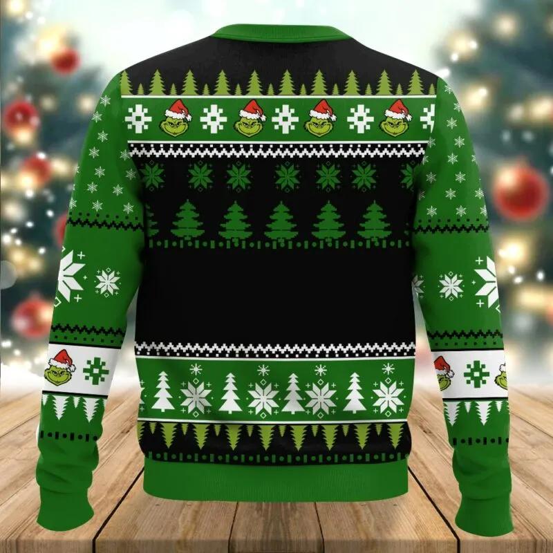 Grinch Grinchmas The Eras Tour Ugly Christmas Sweater, Grinch Holiday Sweater Moonbestprint