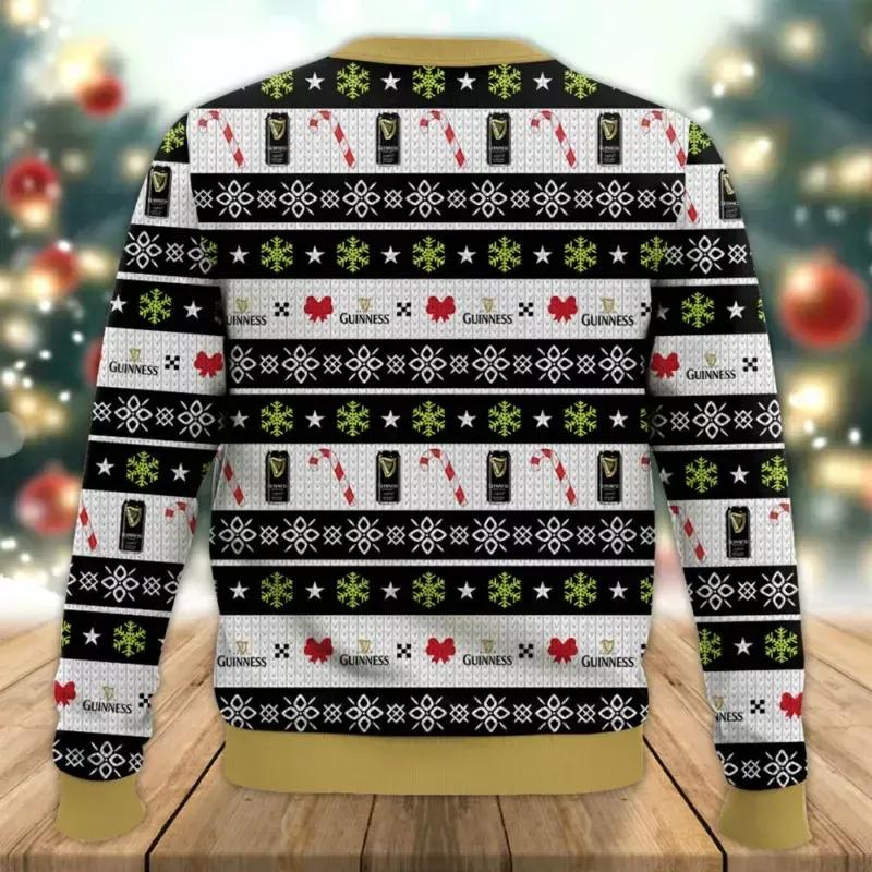 Grinch Guinness Ugly Christmas Sweater, Grinch Holiday Sweater Moonbestprint