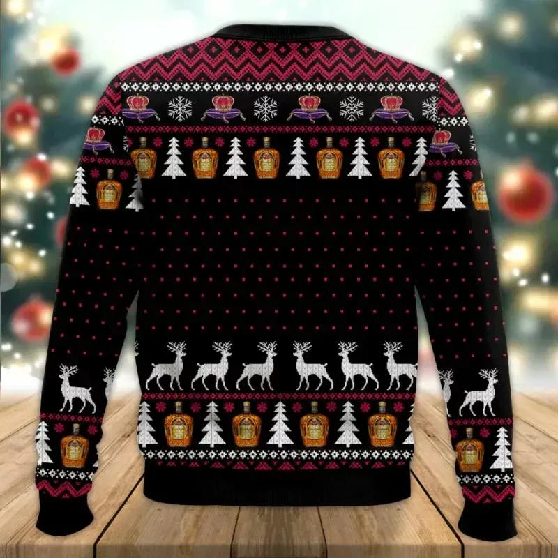 Grinch I Will Drink Crown Royal Everywhere Ugly Christmas Sweater, Grinch Holiday Sweater Moonbestprint