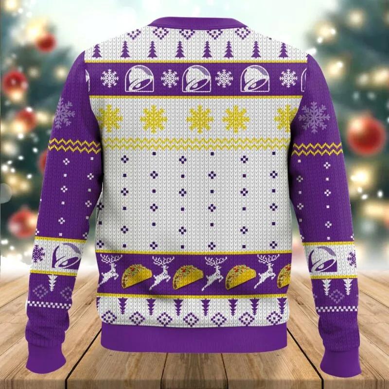 Grinch Stole Taco Bell Christmas Ugly Sweater, Grinch Holiday Sweater Moonbestprint