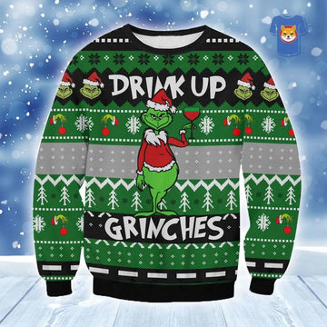 Grinch Ugly Christmas Sweater, Grinch Sweater Adults Moonbestprint