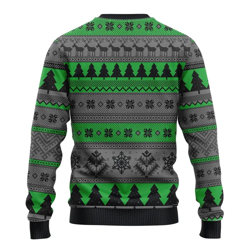 Grinch Ugly Christmas Sweater, Grinch Xmas Sweater Moonbestprint