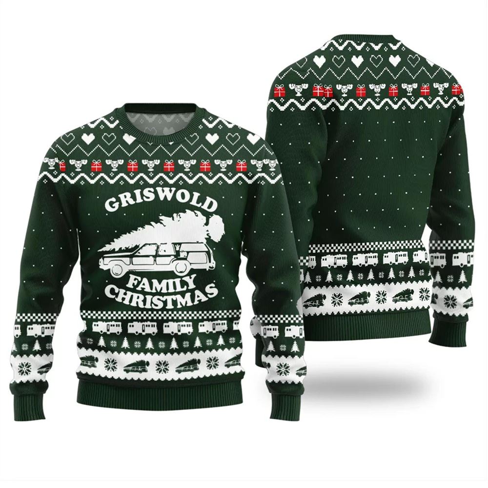 Griswold Family Christmas National Lampoon Ugly Sweater - Moonbestprint