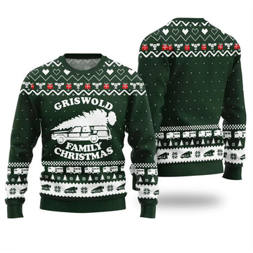 Griswold Family Christmas National Lampoon Ugly Sweater - Moonbestprint