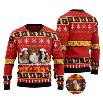 Guinea Merry Pigmas Ugly Christmas Sweater – Moonbestprint