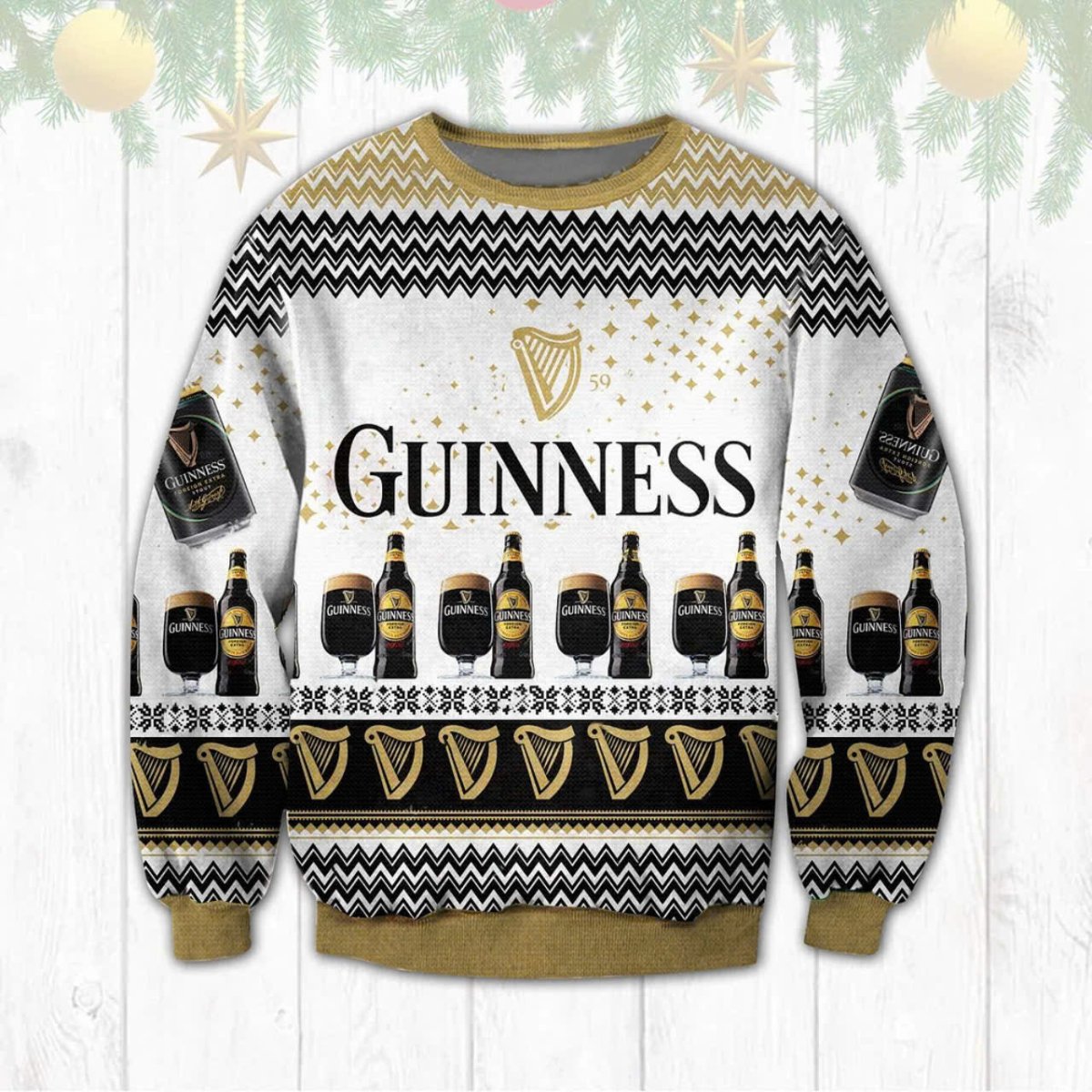 Guinness Christmas Ugly Sweater – Moonbestprint