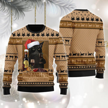 Guinness Is All I Want For Christmas Ugly Sweater – Moonbestprint