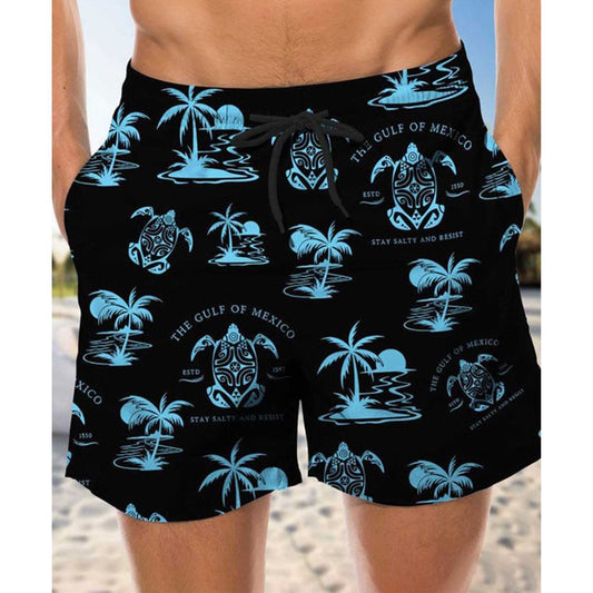 Gulf Of Mexico Est 1550 Stay Salty And Resist Hawaiian Shirt- Moonbestprint