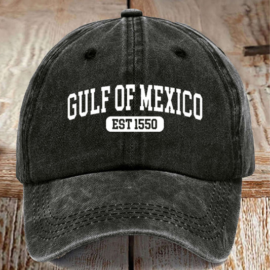 Gulf Of Mexico Est 1550 Hat -Moonbestprint