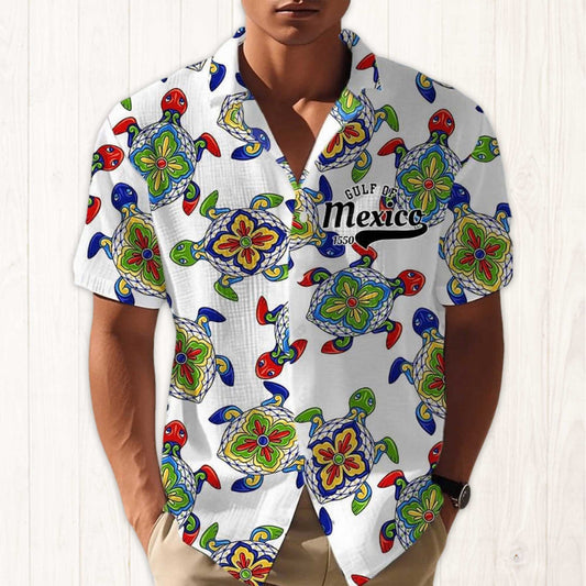 Gulf Of Mexico Est 1550 Hawaiian Shirt- Moonbestprint
