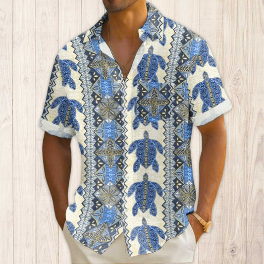 Gulf Of Mexico Turtle Hawaiian Shirt- Moonbestprint
