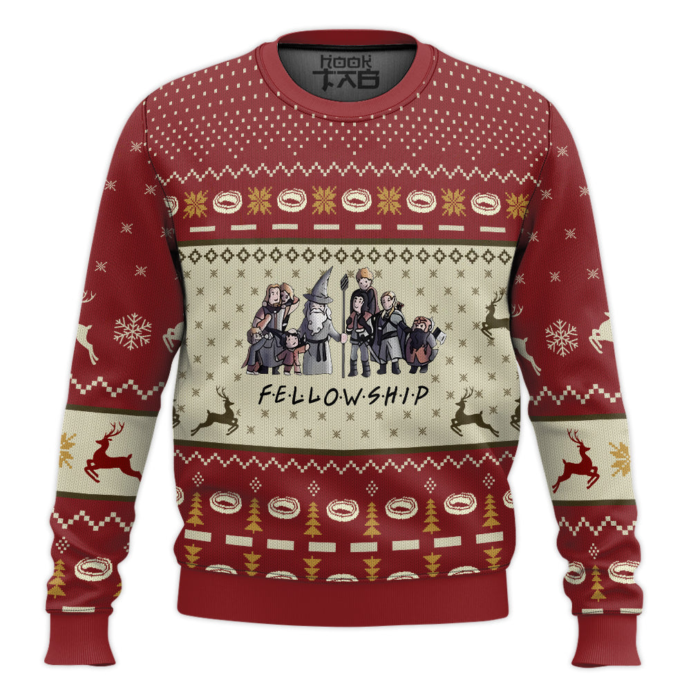 Christmas Lotr Sweater- The Lord Of The Rings Sweater - Ugly Christmas Sweater- Jumper – Moonbestprint