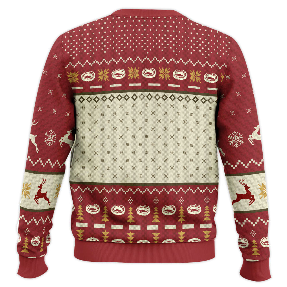 Christmas Lotr Sweater- The Lord Of The Rings Sweater - Ugly Christmas Sweater- Jumper – Moonbestprint