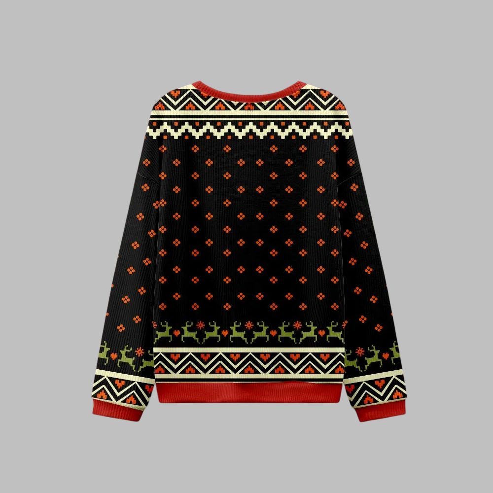 Hail Santa Retro Ugly Sweater 2026 Christmas - Moonbestprint