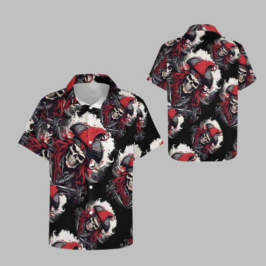 Halloween 2025 Captain Skull Hawaiian Shirt - Moonbestprint