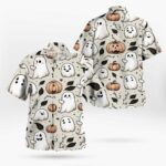 Halloween Pumpkin And Ghost Aloha Shirt – Moonbestprint