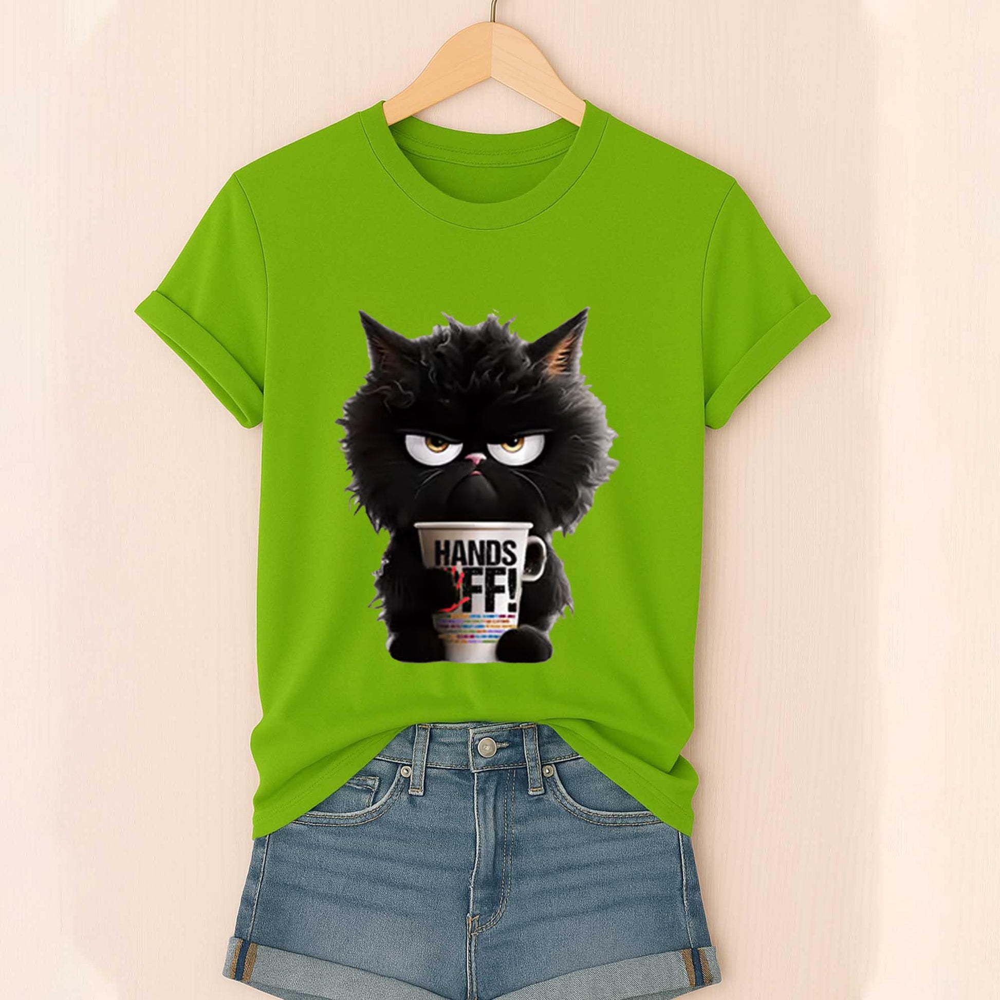 2026 Hands Off Black Cat Shirt Moonbestprint