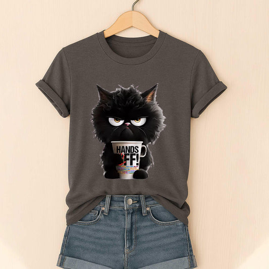 2026 Hands Off Black Cat Shirt Moonbestprint