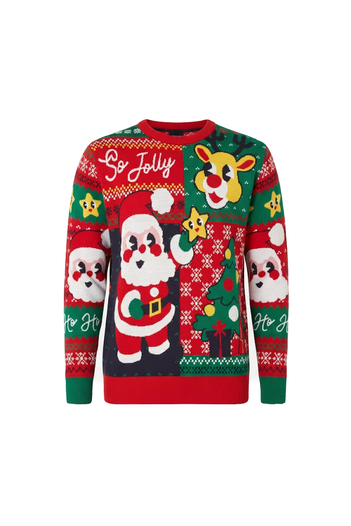 Happy Claus Ugly Christmas Sweater 2025 – Moonbestprint
