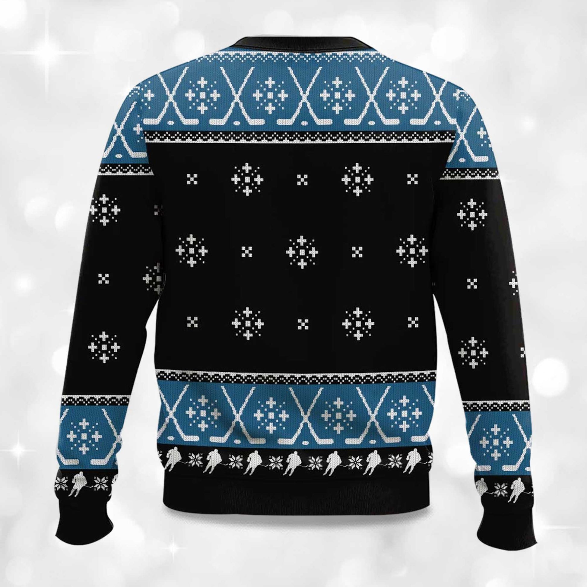 2026 Happy Hockeyday Ugly Christmas Sweater Moonbestprint