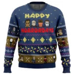 Happy Horrordays Halloween Ugly Christmas Sweater – Moonbestprint