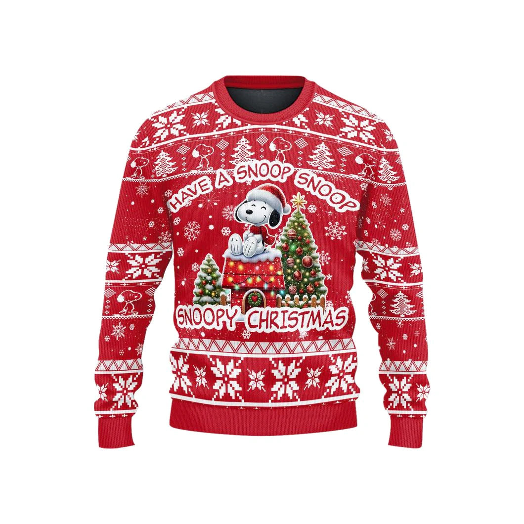 Have a Snoop Snoopy Christmas Ugly Sweater – Moonbestprint