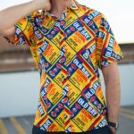 Flat OLD BAY Can Pattern / Hawaiian Shirt – Moonbestprint