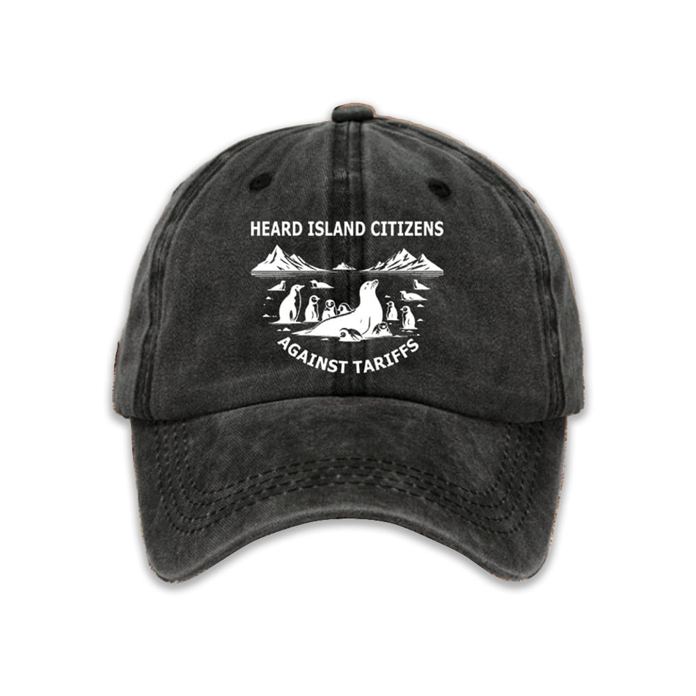 Heard Island Citizens Against Tariffs Baseball Cap Moonbestprint