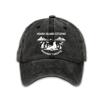 Heard Island Citizens Against Tariffs Baseball Cap Moonbestprint
