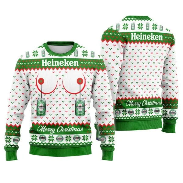 Heineken Merry Christmas Ugly Sweater – Moonbestprint