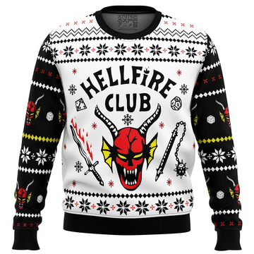 HellFire Club Stranger Things Ugly Christmas Sweater 2025 – Moonbestprint