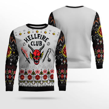 Hellfire Club Ugly Christmas Sweater 2025 – Moonbestprint