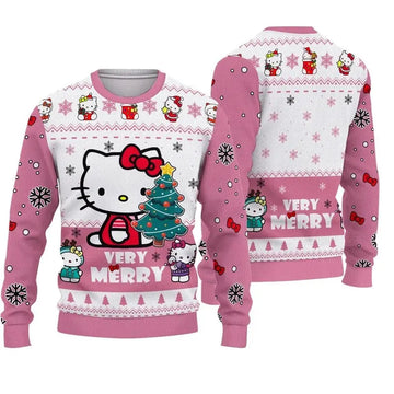 Hello Kitty Very Merry Christmas Ugly Sweater 2025 – Moonbestprint