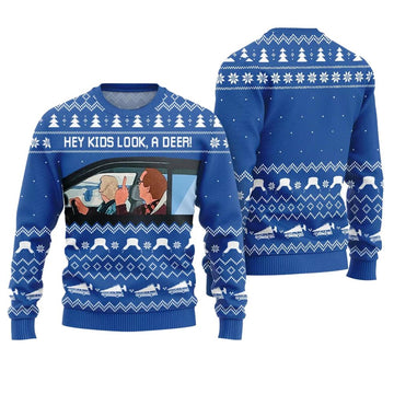Hey Kids Look A Deer National Lampoon Christmas Sweater - Moonbestprint