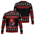 Hi I'm Chucky Ugly Christmas Sweater – Moonbestprint