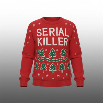 Hillary Clinton Serial Killer Christmas Ugly Sweater - Moonbestprint