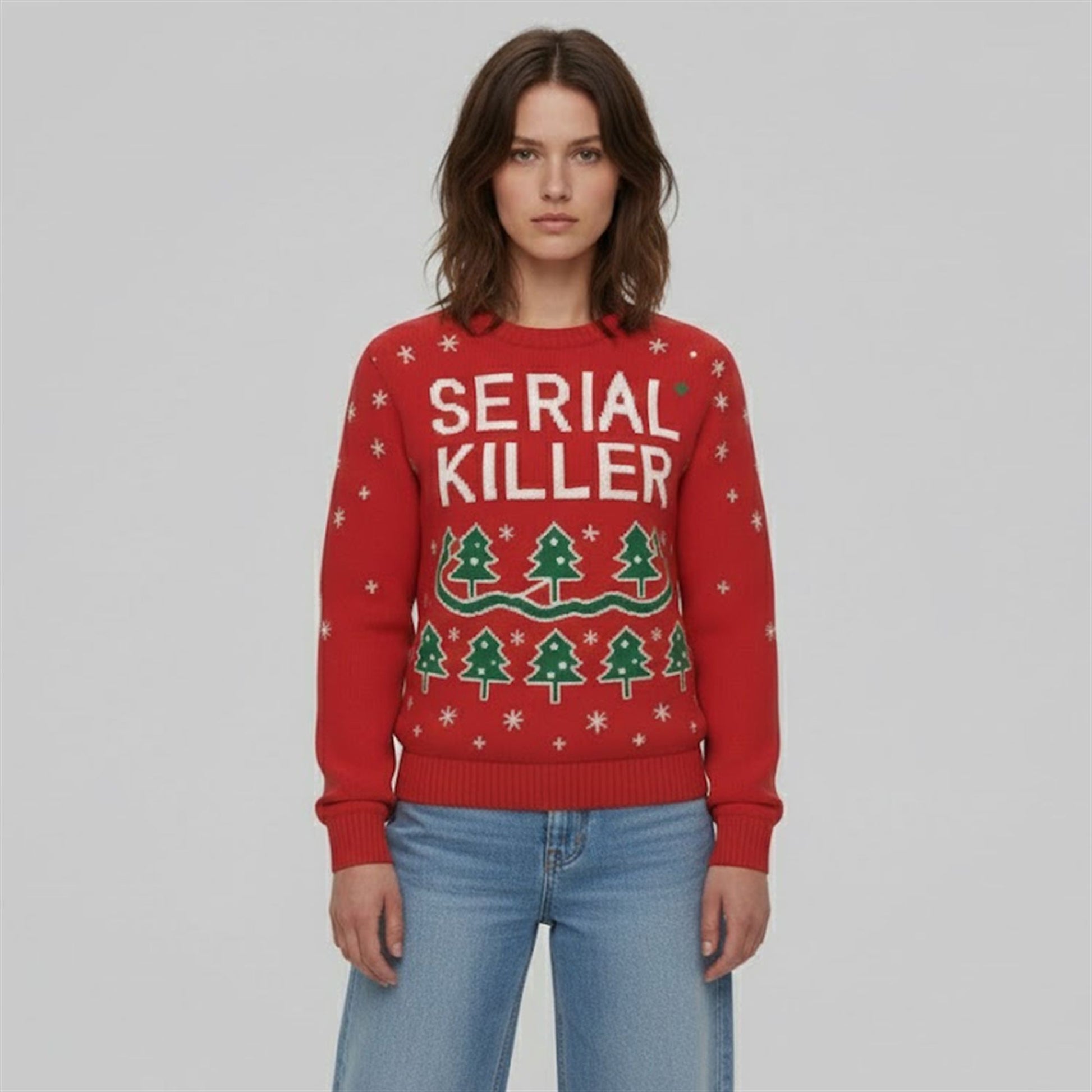 Hillary Clinton Serial Killer Christmas Ugly Sweater - Moonbestprint