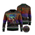 Hippie Peace Love Ugly Christmas Sweater – Moonbestprint
