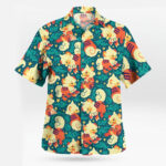 Cute Hisuian Growlithe Pokemon Button Up Hawaiian Shirt – Moonbestprint