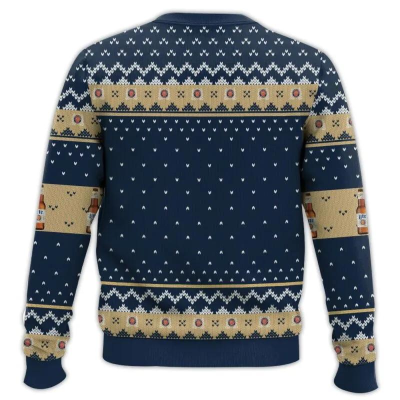 Ho Ho Holy Sh!t Im Drunk Miller Lite Grinch Ugly Sweater, Grinch Holiday Sweater Moonbestprint