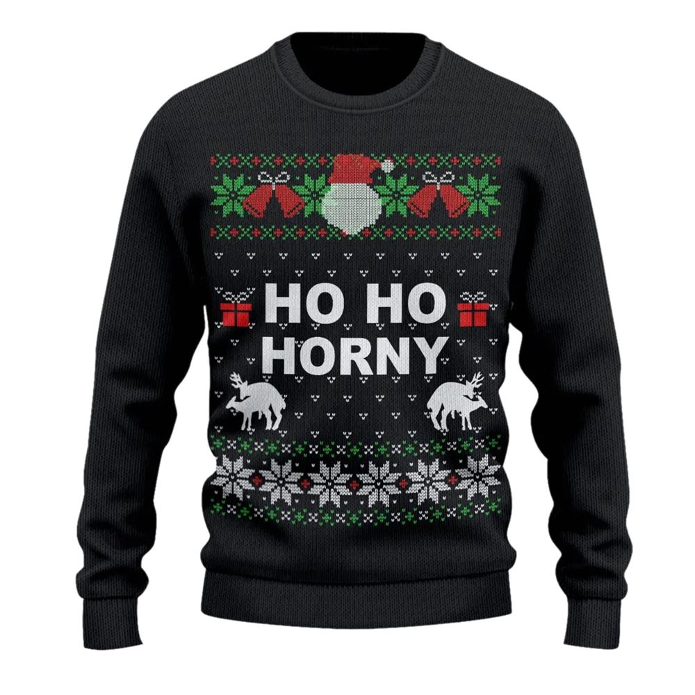 Ho Ho Horny Christmas Sweater - Moonbestprint