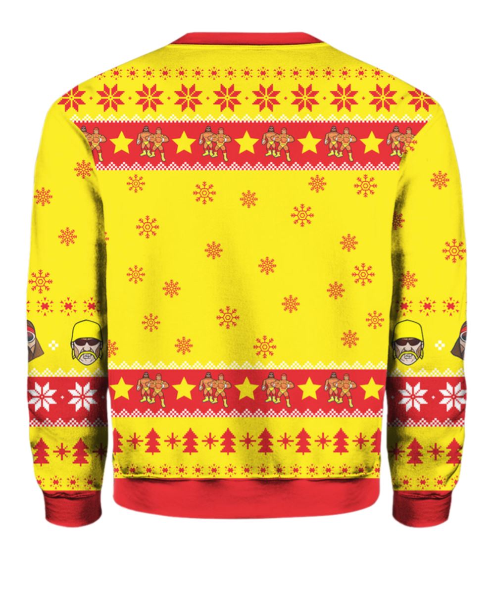 Hogan Macho Man Mega Powers Ugly Christmas Sweater - Moonbestprint